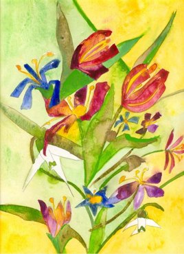 Saane S&uuml;&szlig;milch, 'Fr&uuml;hlingsblumen 2004 / IX'